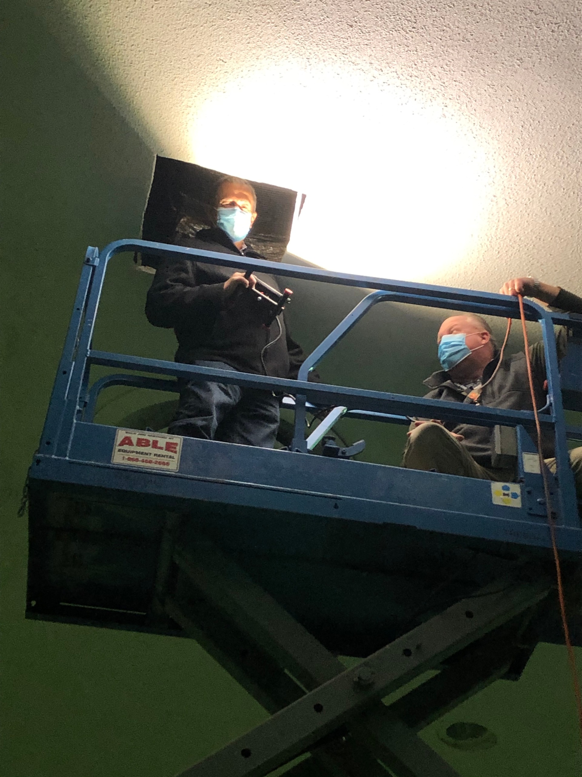Joe and the ceiling