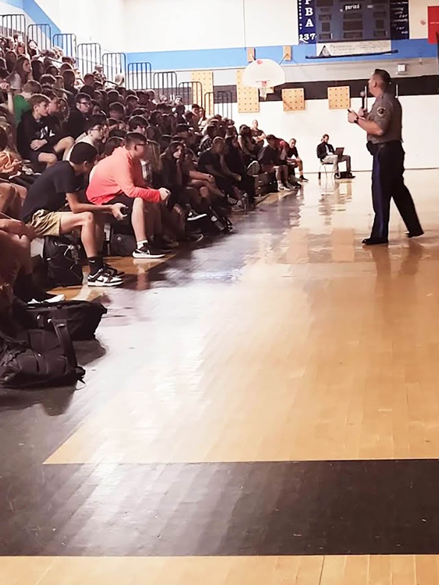 High School East officer speaks