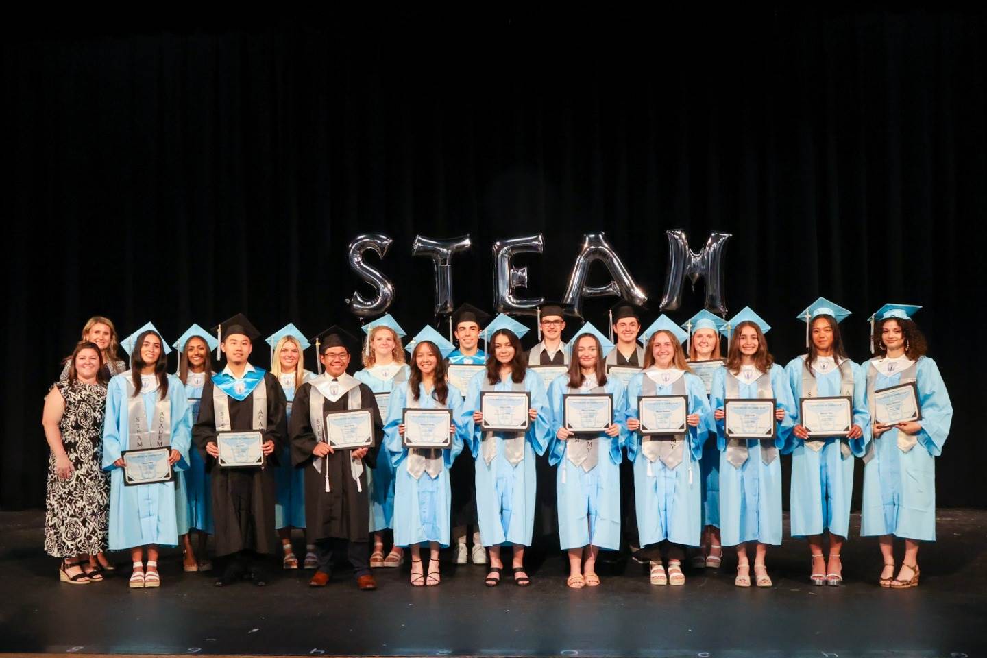STEAM Academy graduation photo 1