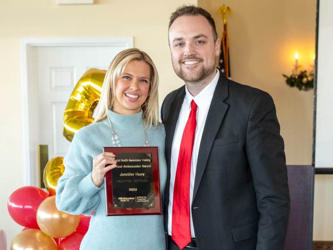 Jennifer Huey ambassador award for teen mental health