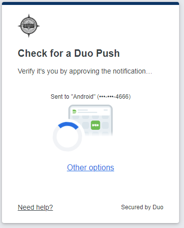 Duo Push notification